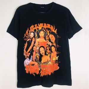 90s Rapper Foxy Brown T-shirt
